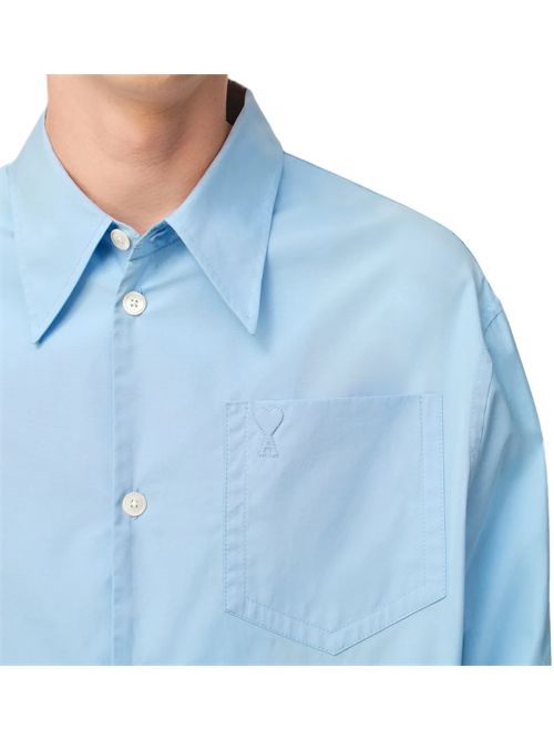 AMI ParisCamicia Ami de Coeur Ami Paris | USH808.CO0063484 CASHMERE BLUE